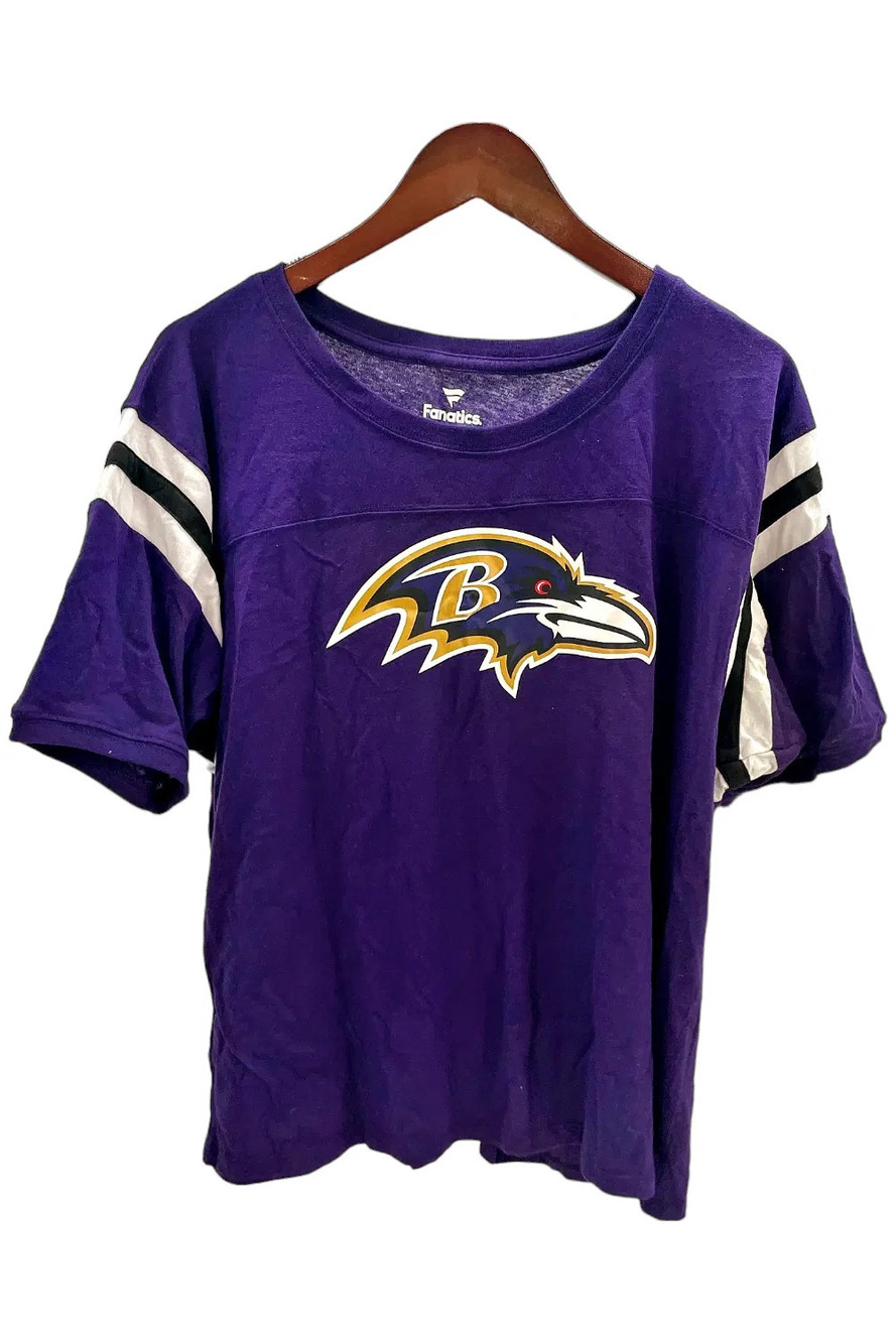 NFL Women's Team Logo Short Sleeve T-Shirt Ravens - Regular